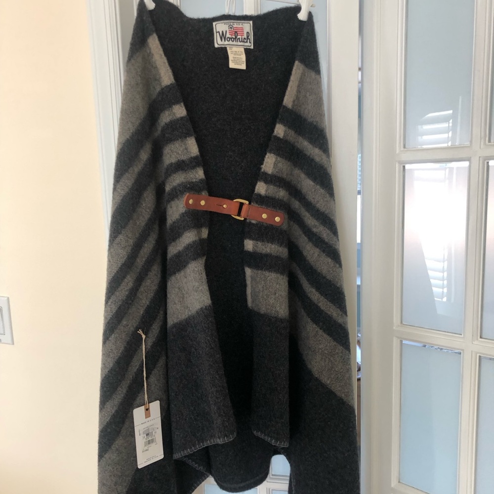 Woolrich Women’s Wool Convertible Blanket Shawl